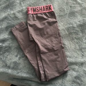 Grey and pink gymshark leggings